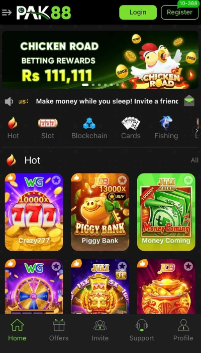 Pak88 login and win daily rewards 2026