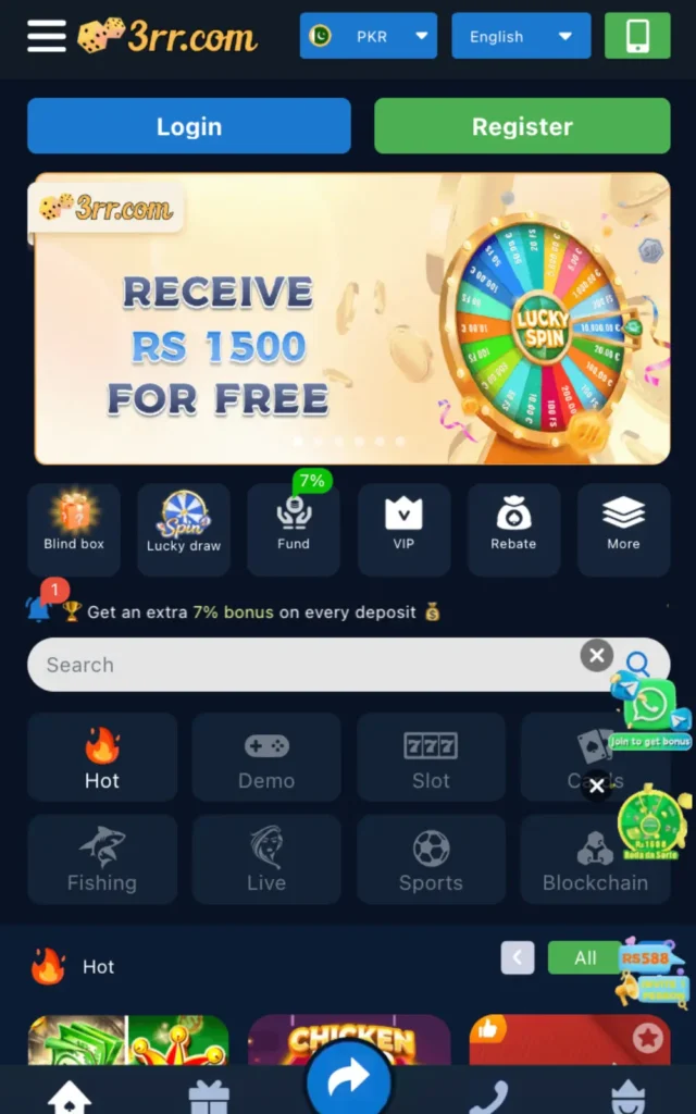 3rr Games Login & register